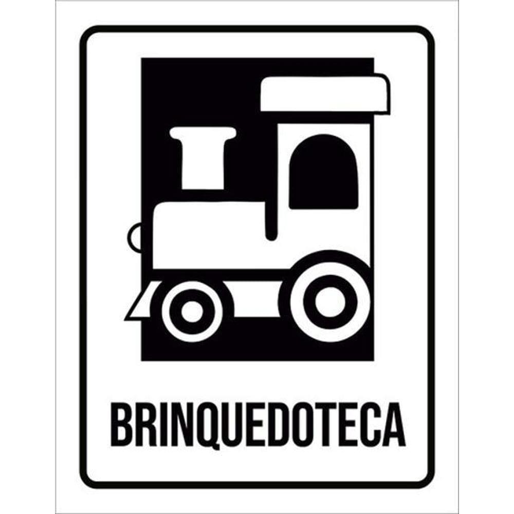 Kit 5 Placas Setor Brinquedoteca 36X46