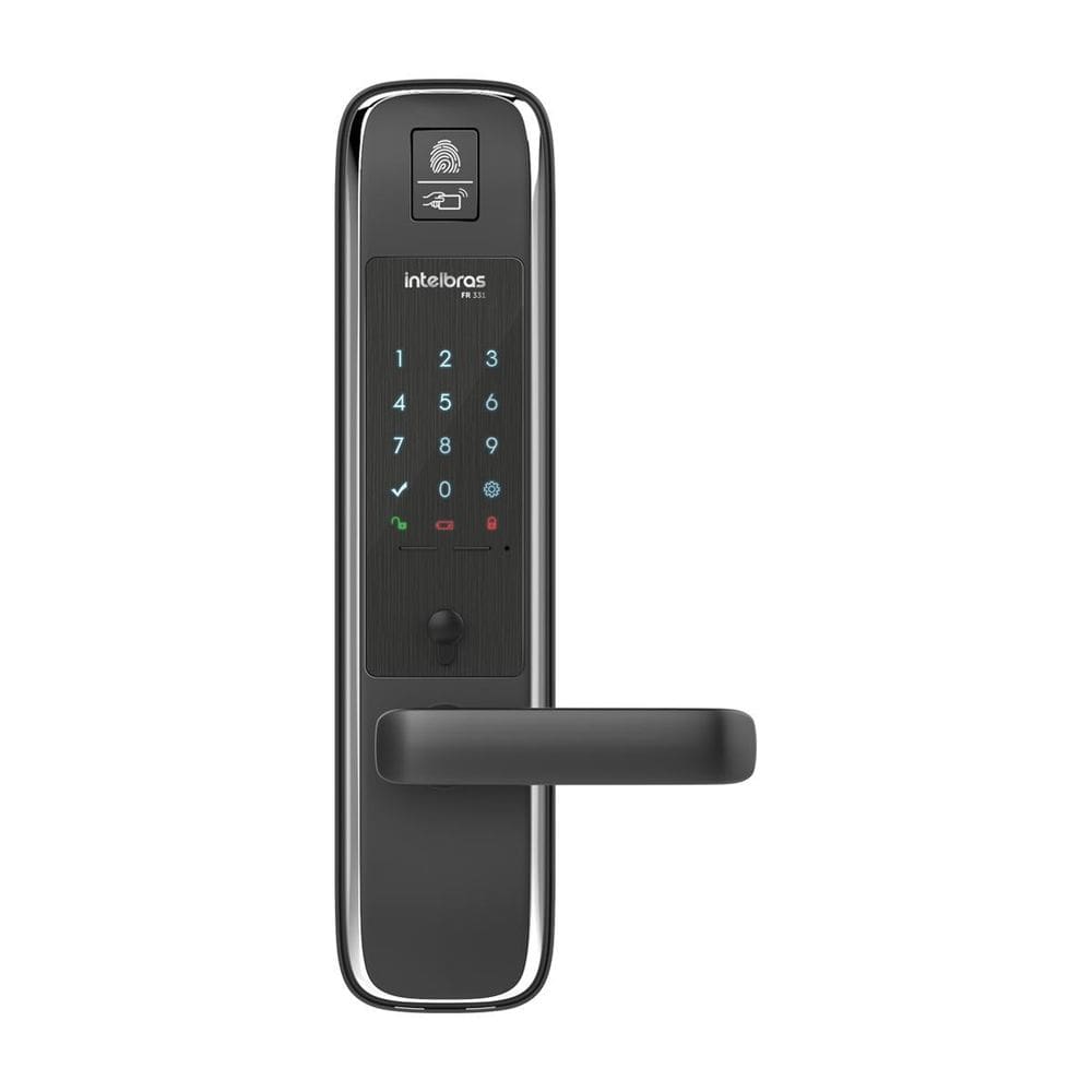 Fechadura Digital De Embutir Intelbras Fr331 C Tag Biometria