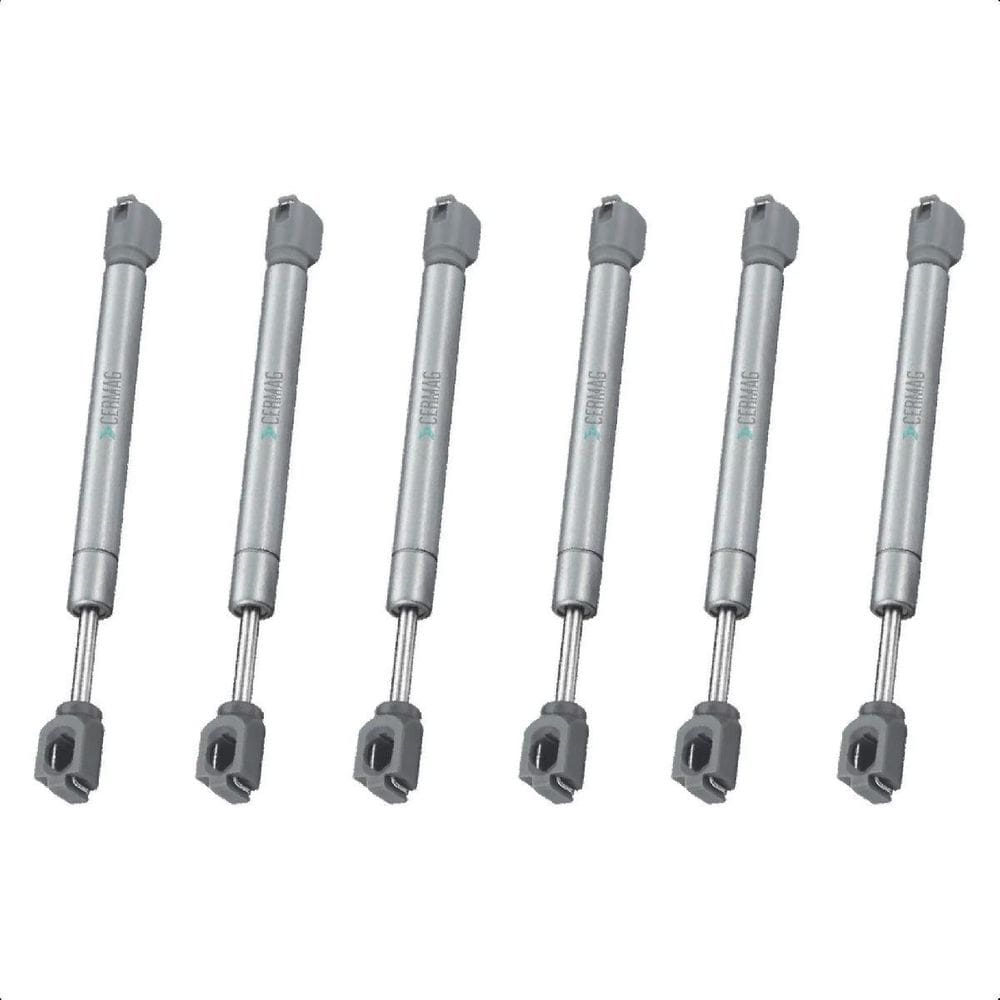 6 Amortecedor Porta Armário Pistão Gás 80N Capacidade 8Kg