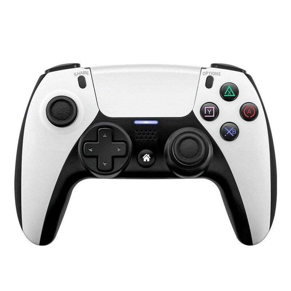 Controlador Jogos Joystick P04 Branco Sem Fio Ps4 Pc Android