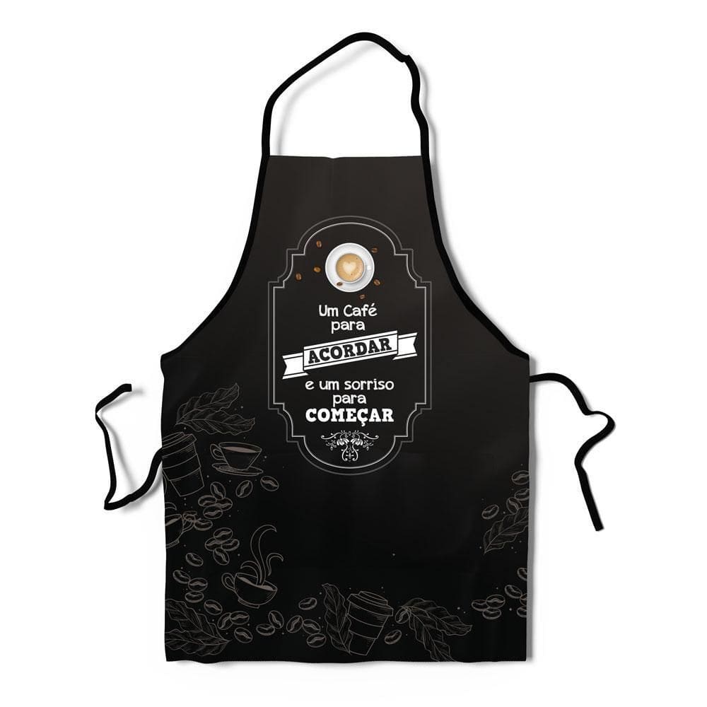 Avental Personalizado Para Cozinha: Um Café Para Acordar