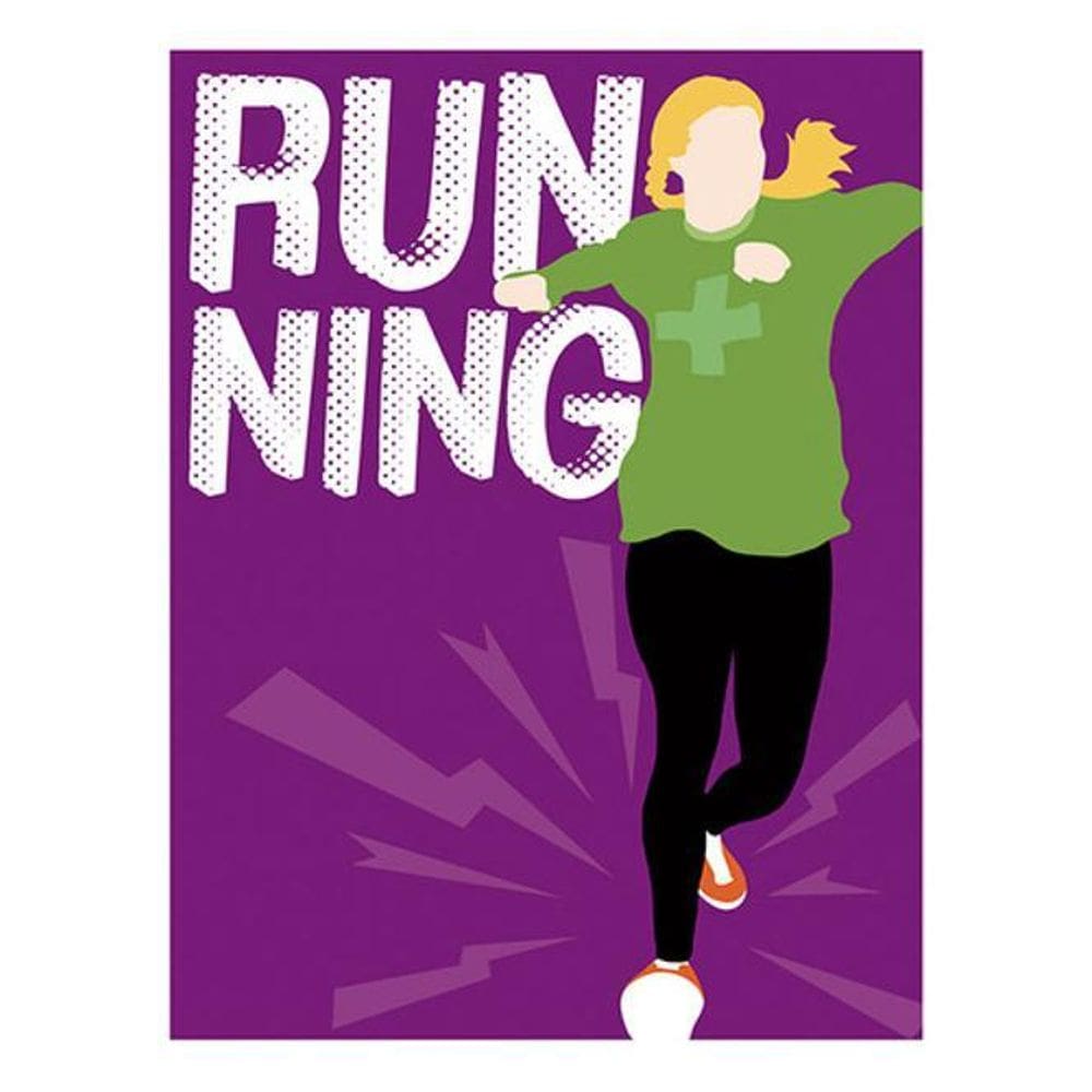 Kit 5 Placas Sinalização - Running