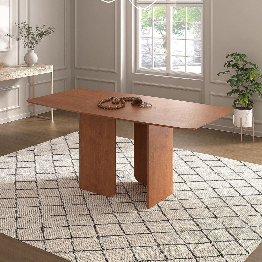Mesa de Jantar 6 Lugares 180cm x 90cm Boreal CabeCasa MadeiraMadeira Cinamomo