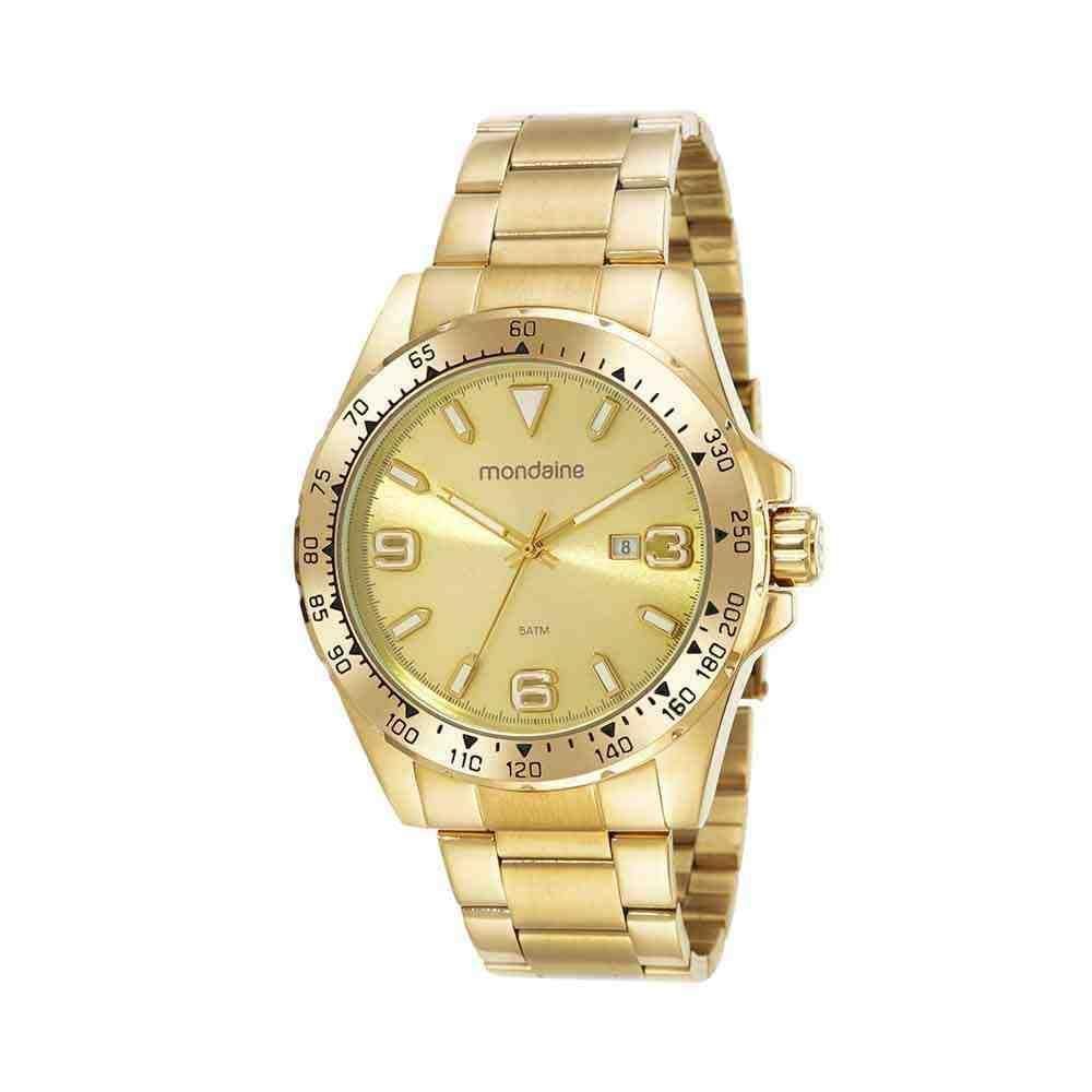 Relógio Dourado Masculino Mondaine 32405Gpmvde1
