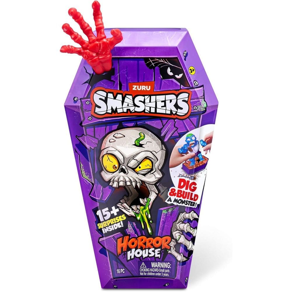 Smashers Horror House Vermelho 15+ Surprises Fun Divirta-se