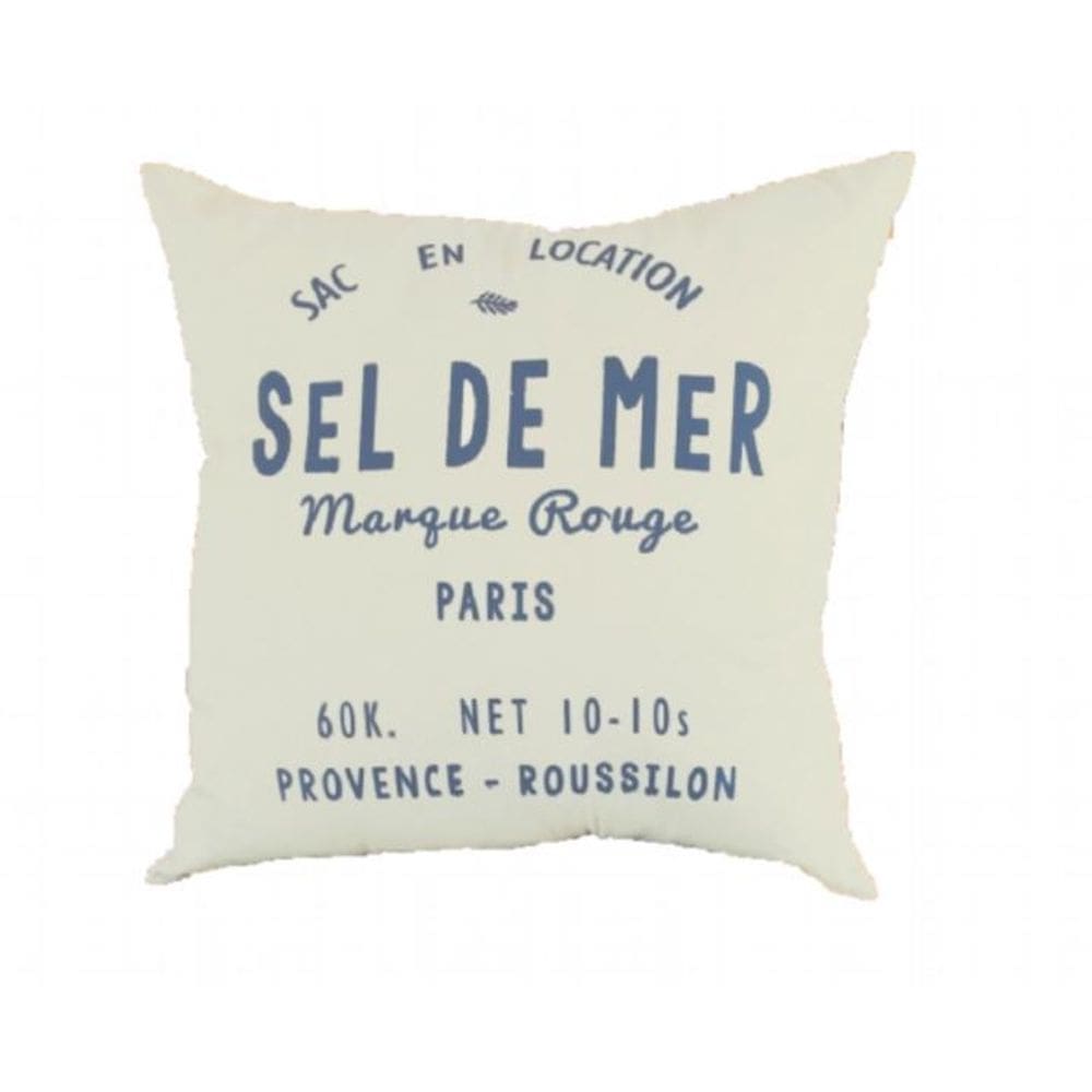 Capa De Almofada 45X45 Sel De Mer
