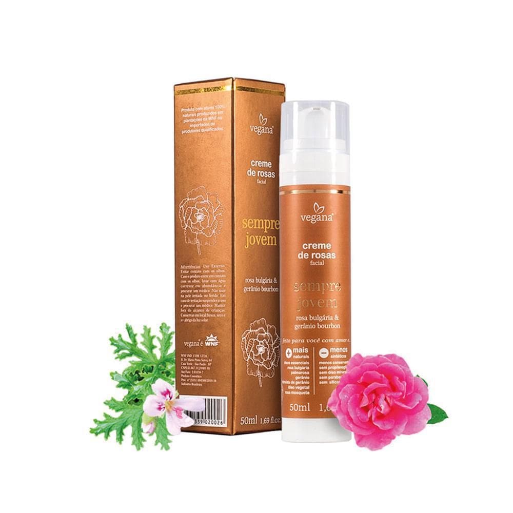 Creme De Rosas Sempre Jovem - Wnf 50Ml