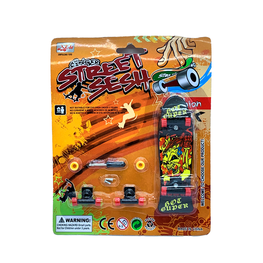 Skate de Dedo Caveira - com Peças Intercambiáveis 24 Unidd