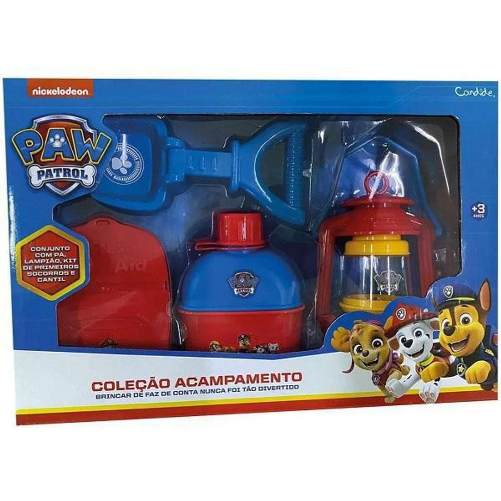Patrulha Canina Coleçao Acampamento Com Lampiao E Cantil