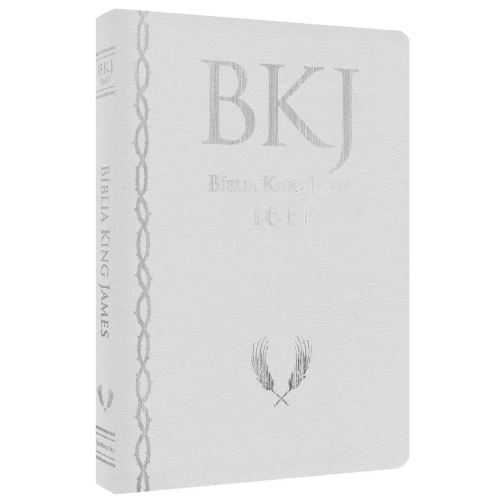 Bíblia King James BKJ 1611 Ultra Fina Ampliada Branca