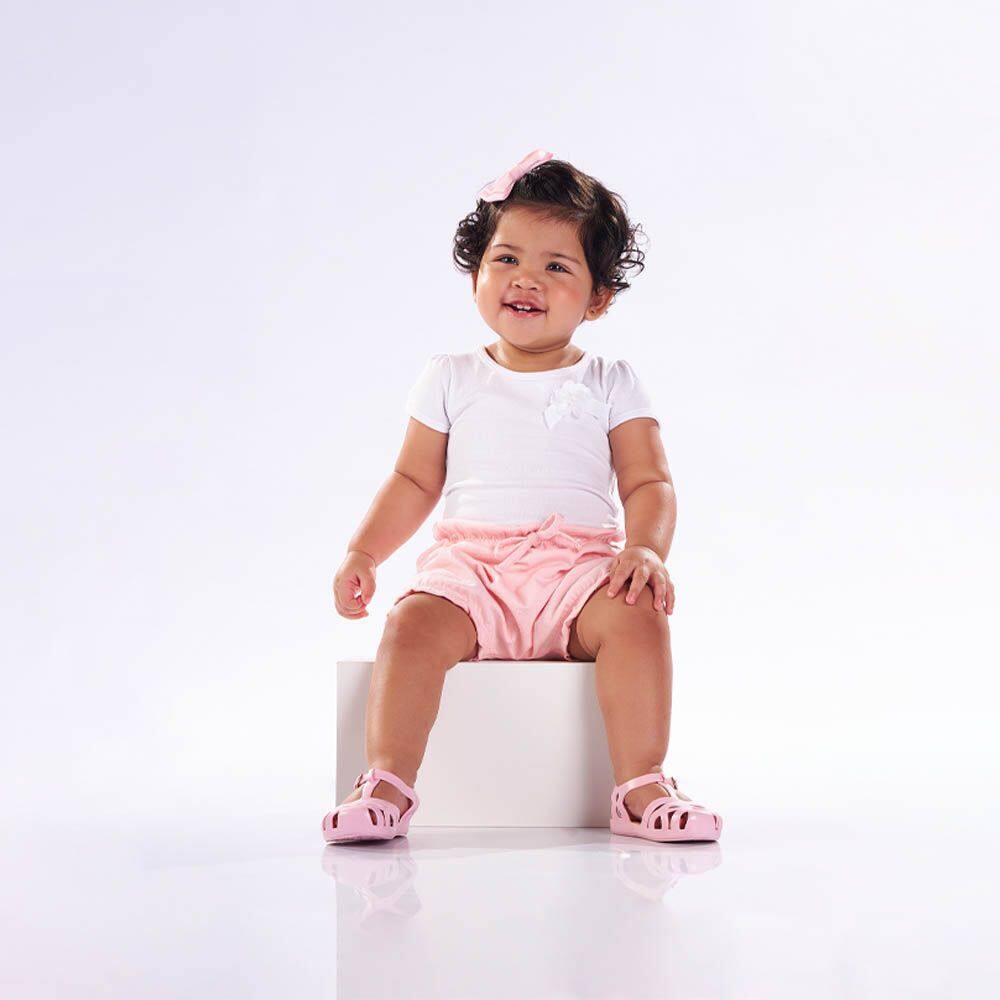 Body Bebê Menina - Branco - 48601-3