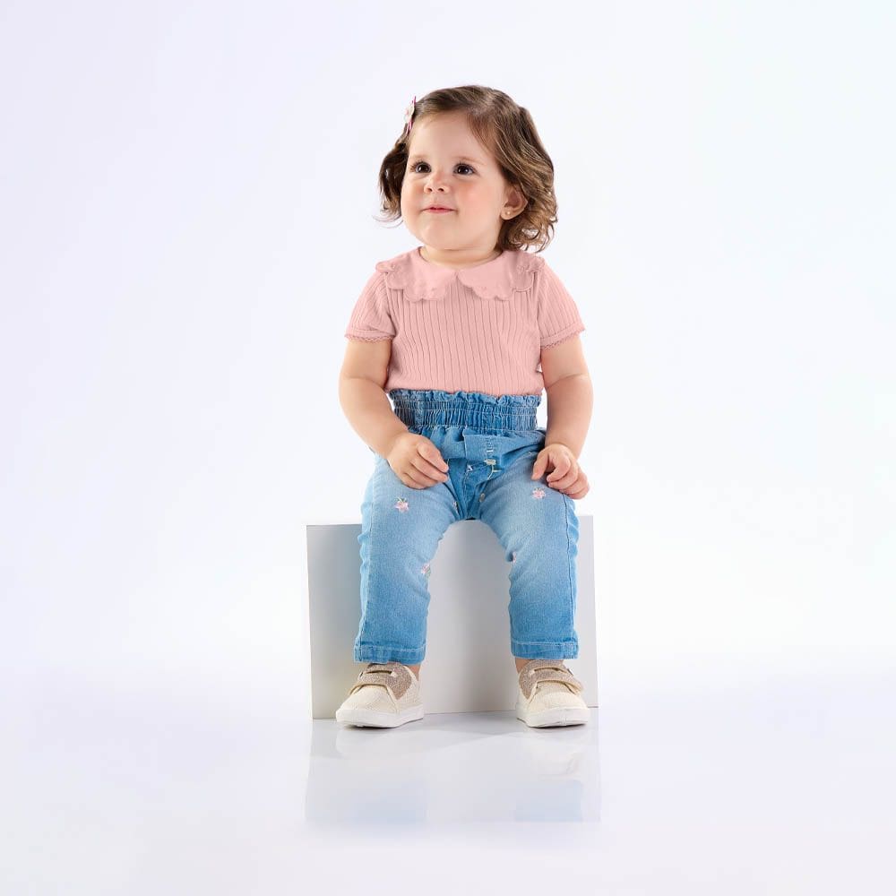 Body Bebê Menina - Rose - 50501-11