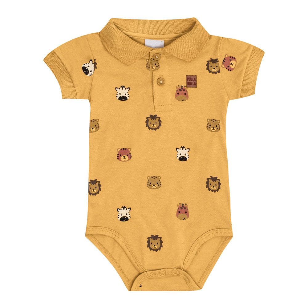 Body Bebê Menino - Ocre - 50555-345