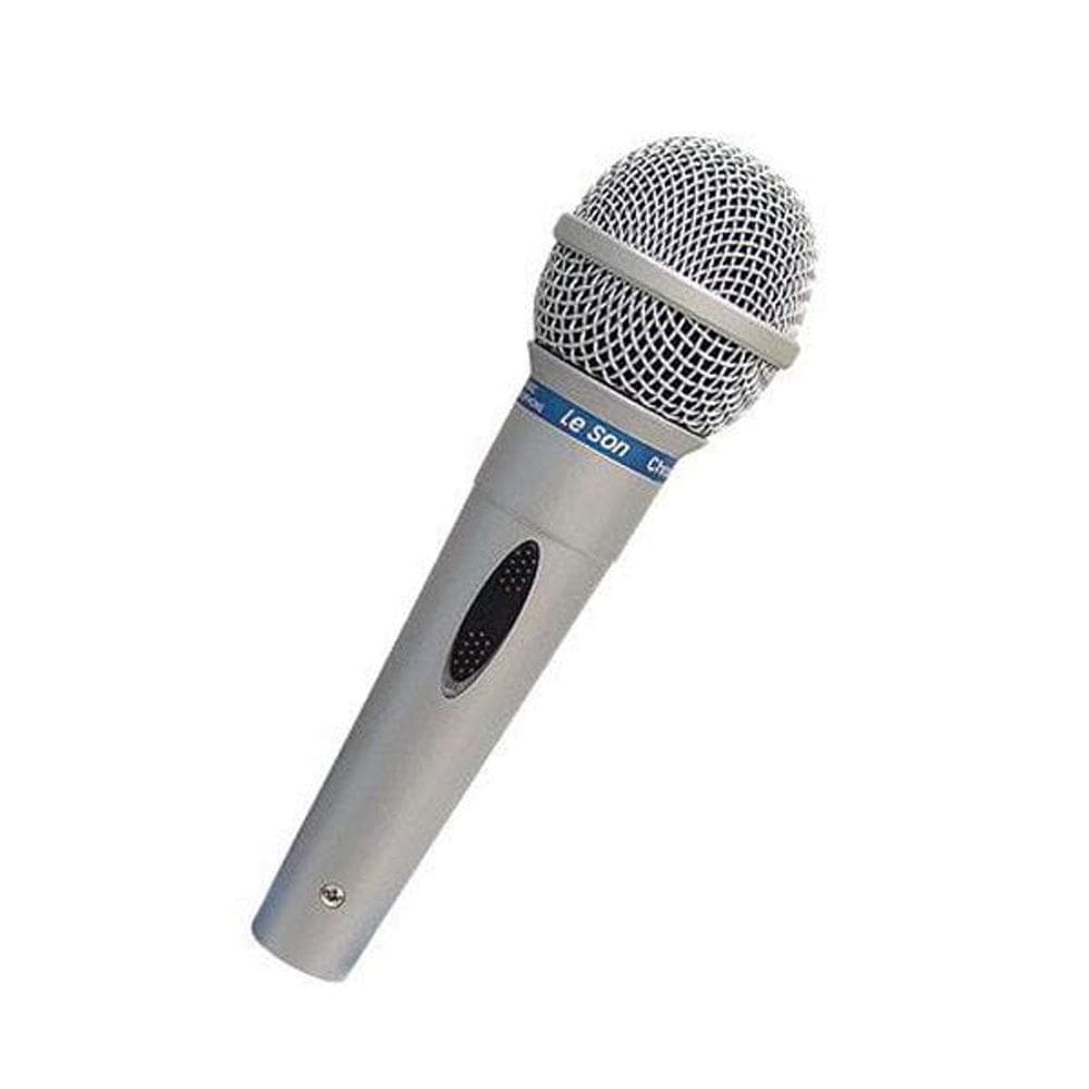 Microfone De Mao Mc-200 Prata Leson Homologação: 37062009020