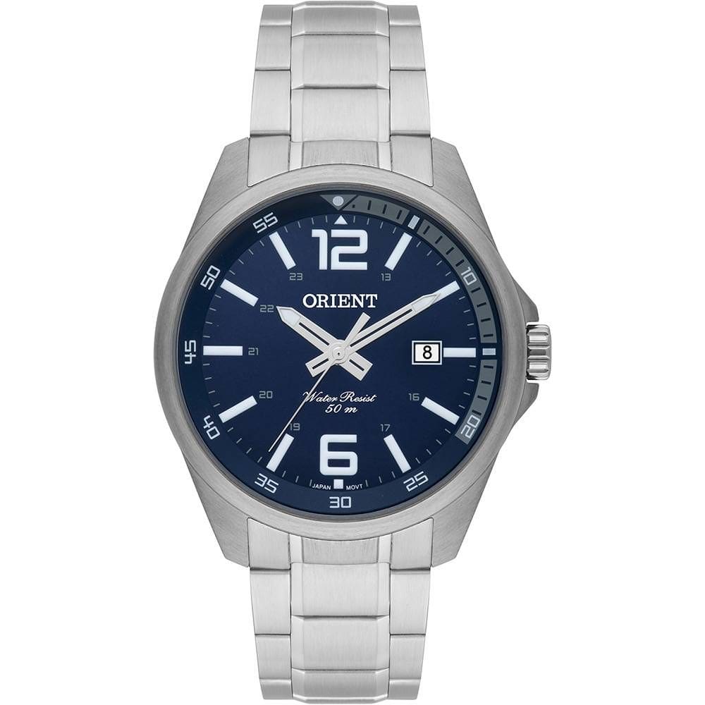 Relógio Orient Masculino Analógico Prata Aço MBSS1275 D2SX