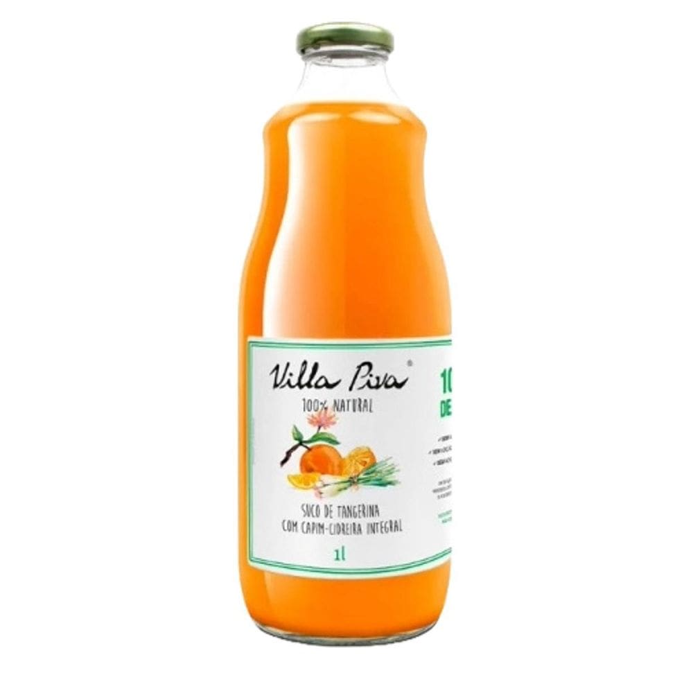 Suco De Tangerina Capim Cidreira Sem Açúcar Villa Piva 1L