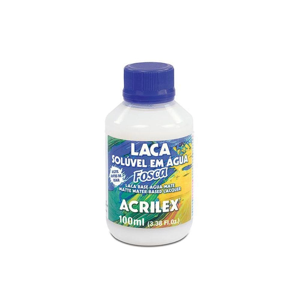 Laca Solúvel Em Água Fosca Acrilex 100 Ml