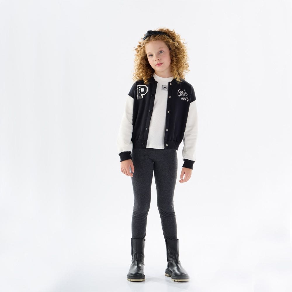 Legging - Mescla Preto - 50312-876