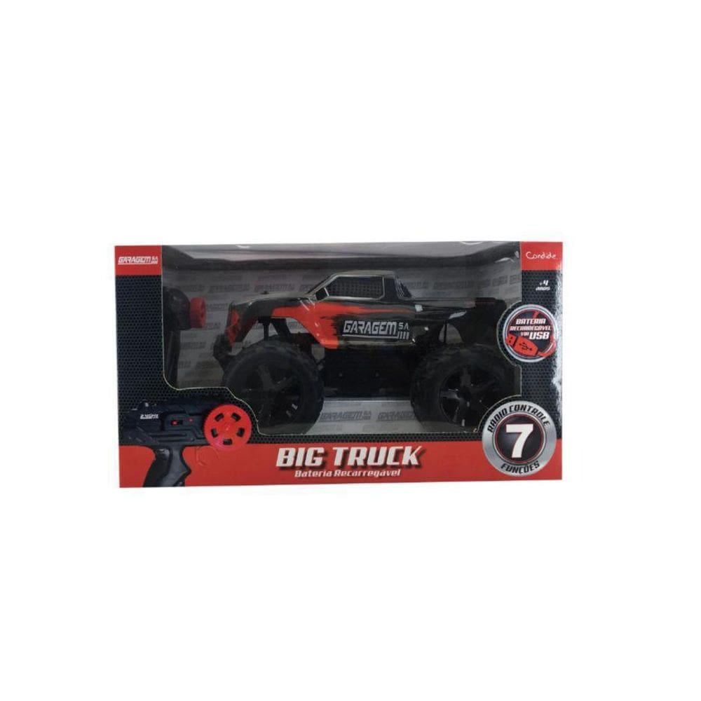 Veículo Big Truck Garagem S.A. 7 Funcões Controle 3576