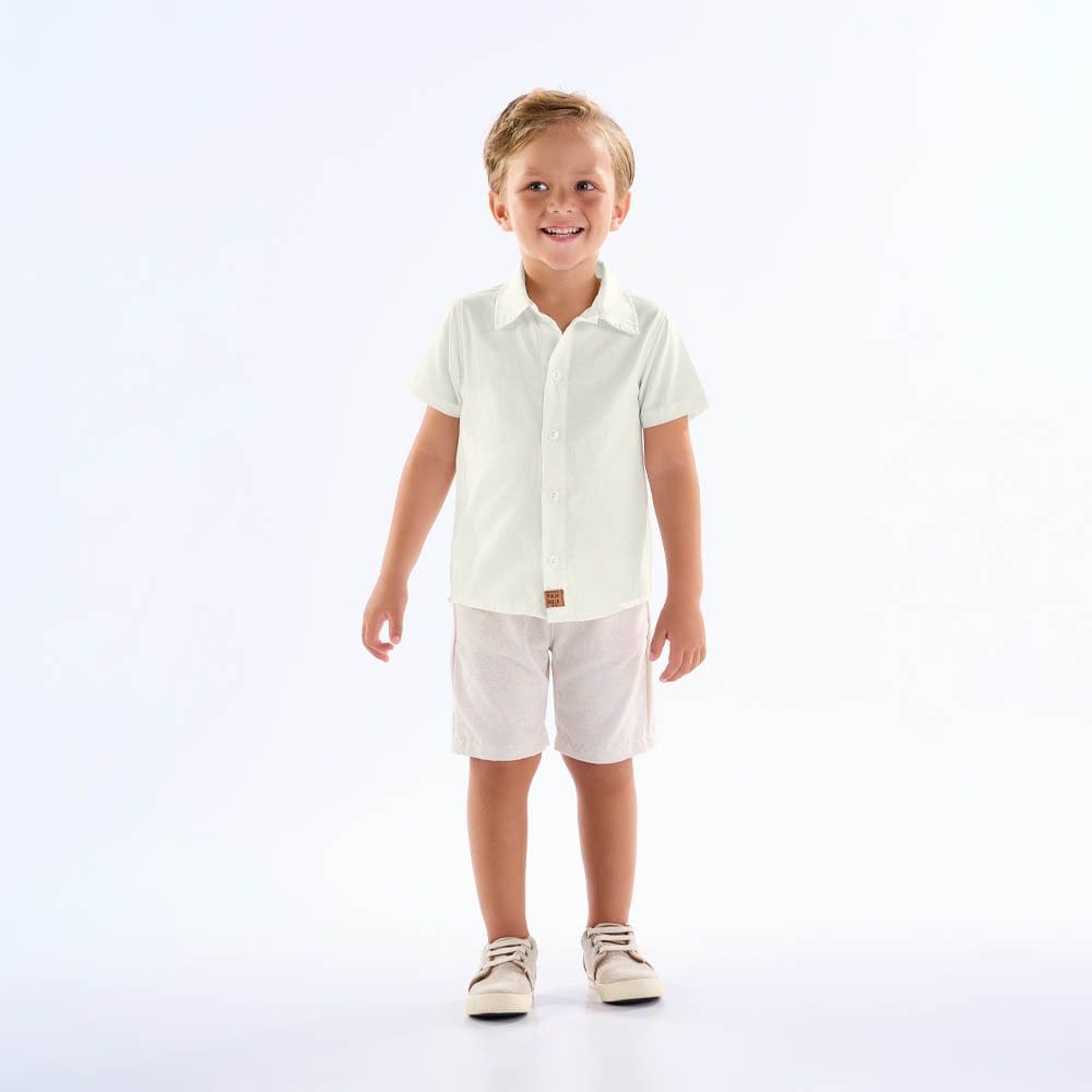 Conjunto Primeiros Passos  Menino - Off White - 50681-1271