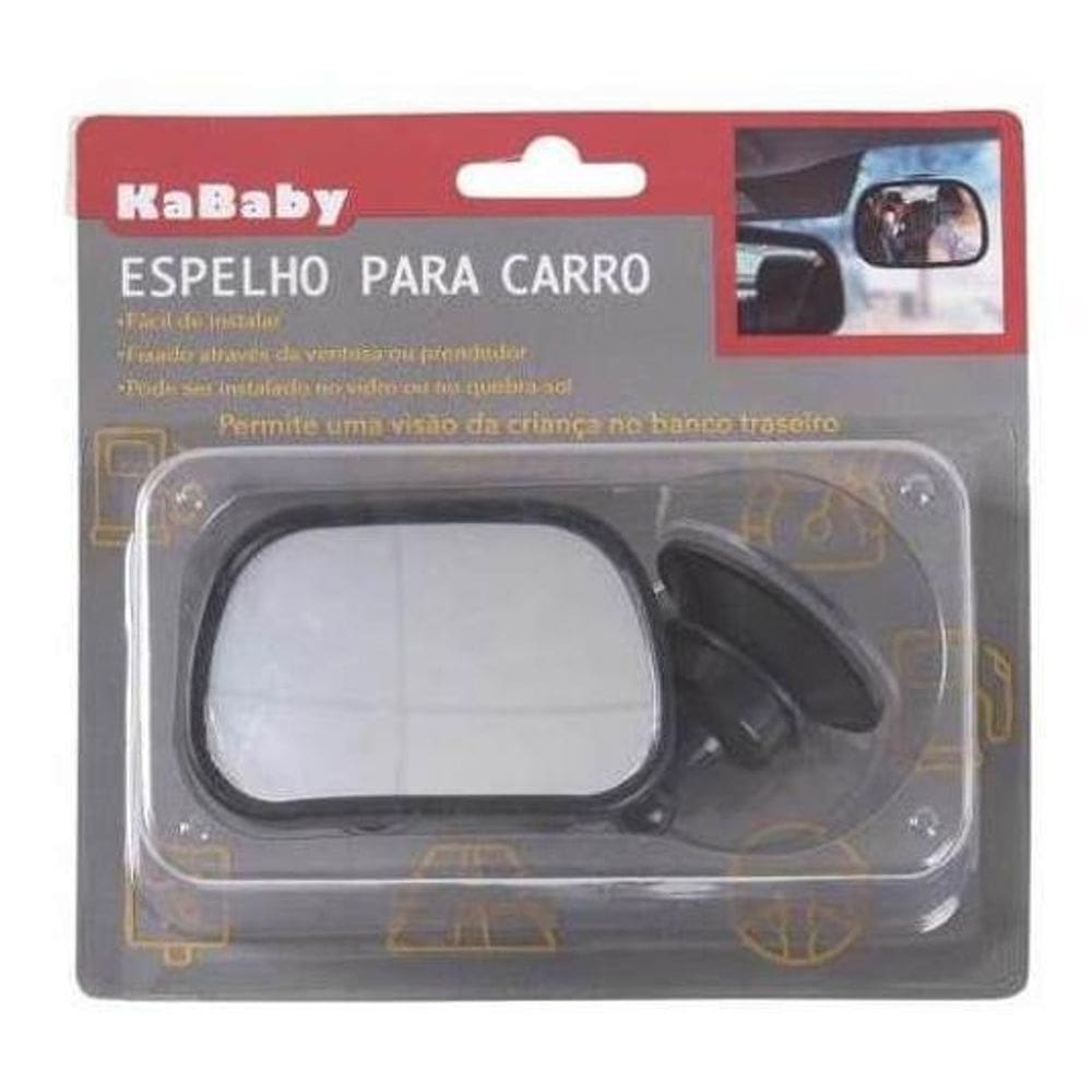 Espelho Retrovisor Pequeno KaBaby - Instalação Flexível