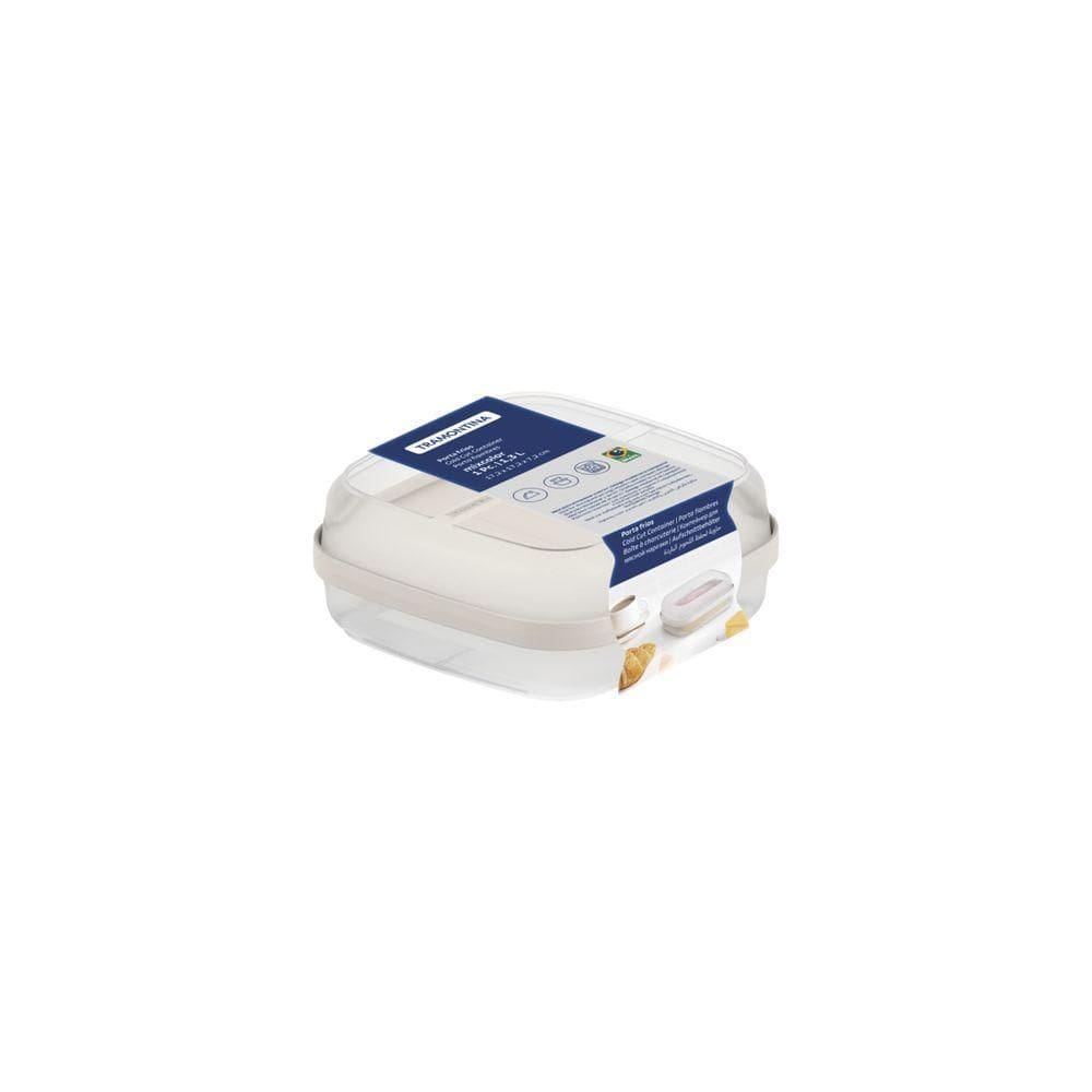 Porta Frios Tramontina Mix Color Em Polipropileno Cinza 1,3 L