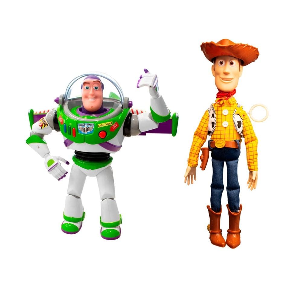 Woody e Buzz Lightyear Bonecos Com Som e Falam Em Português