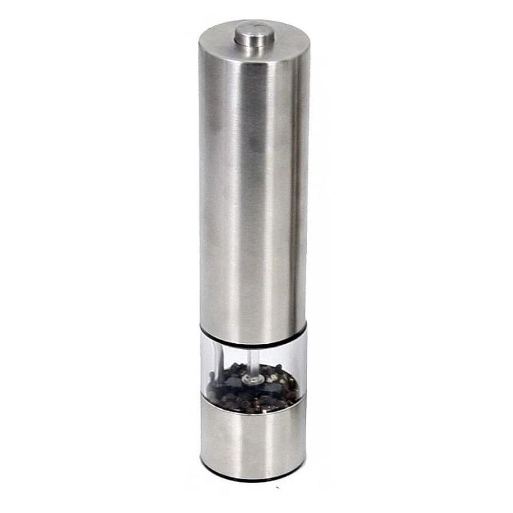 Moedor De Sal E Pimenta Inox Com Botão Elétrico - Wincy