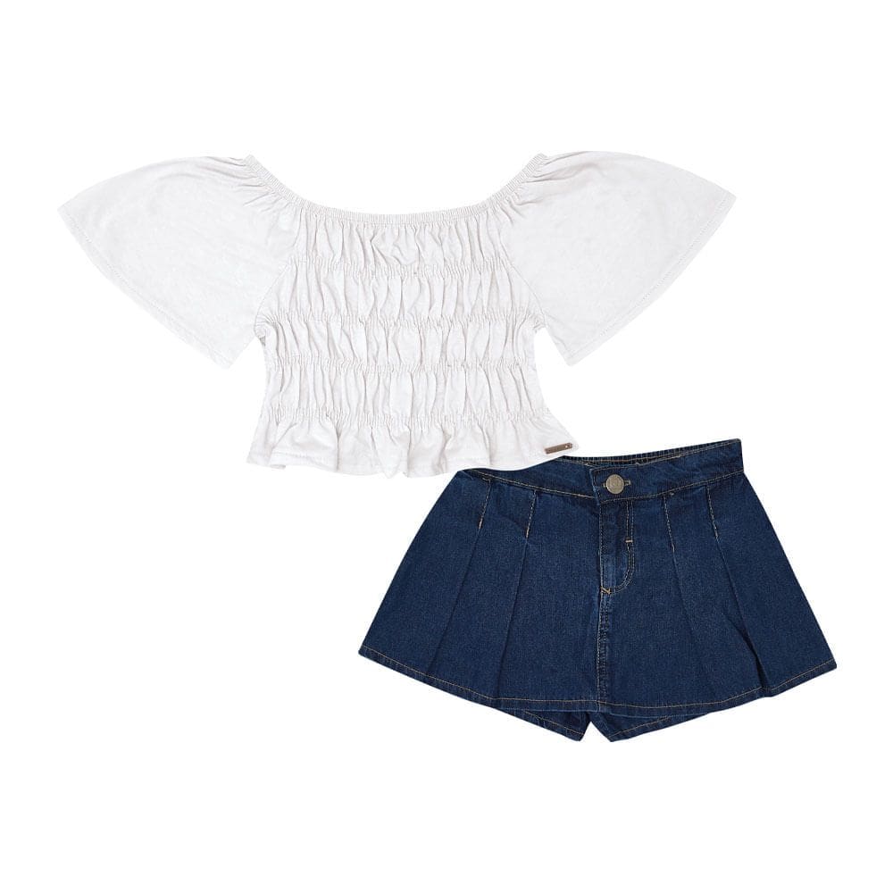 Conjunto -  Branco  - 49329-3