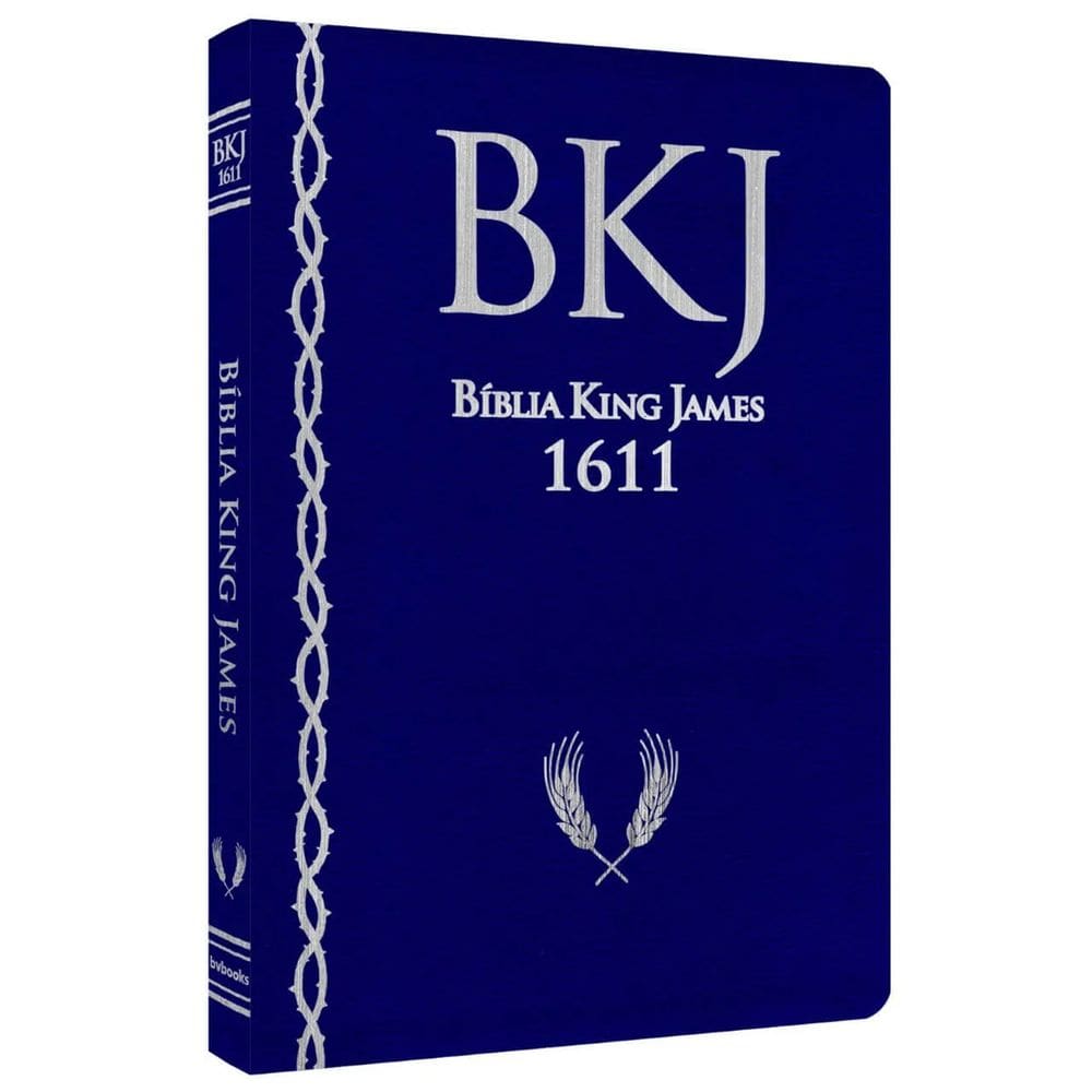 Bíblia King James BKJ 1611 Ultra Fina Ampliada Azul