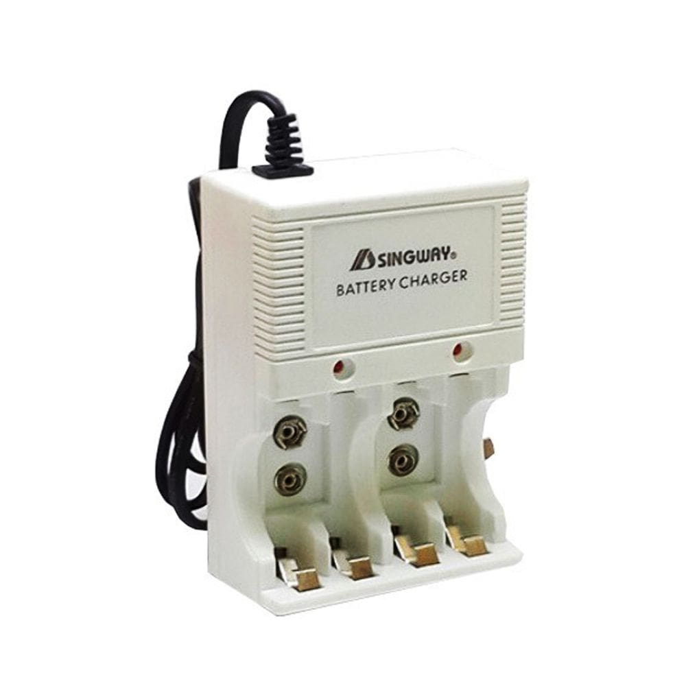 Carregador 220v De Pilhas Aaa Aa E Baterias 9v Recarregaveis