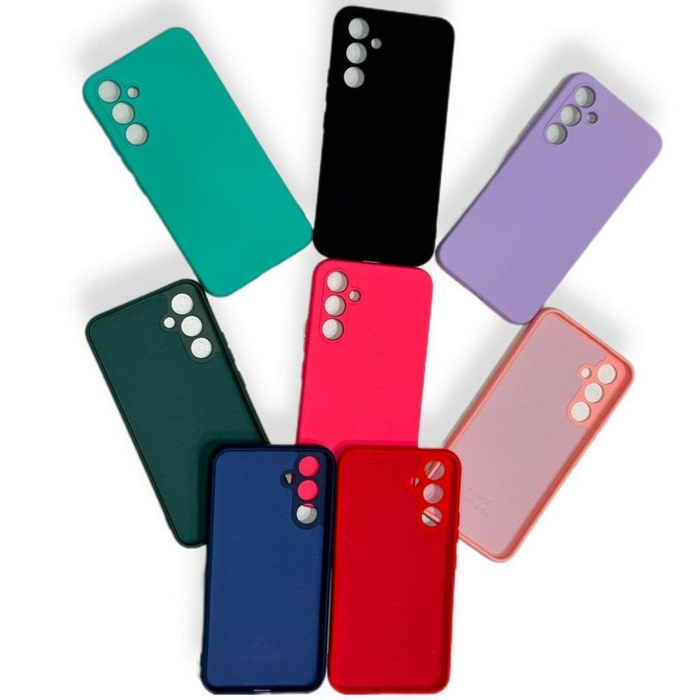 Capa Silicone Azul para Samsung A15  2023
