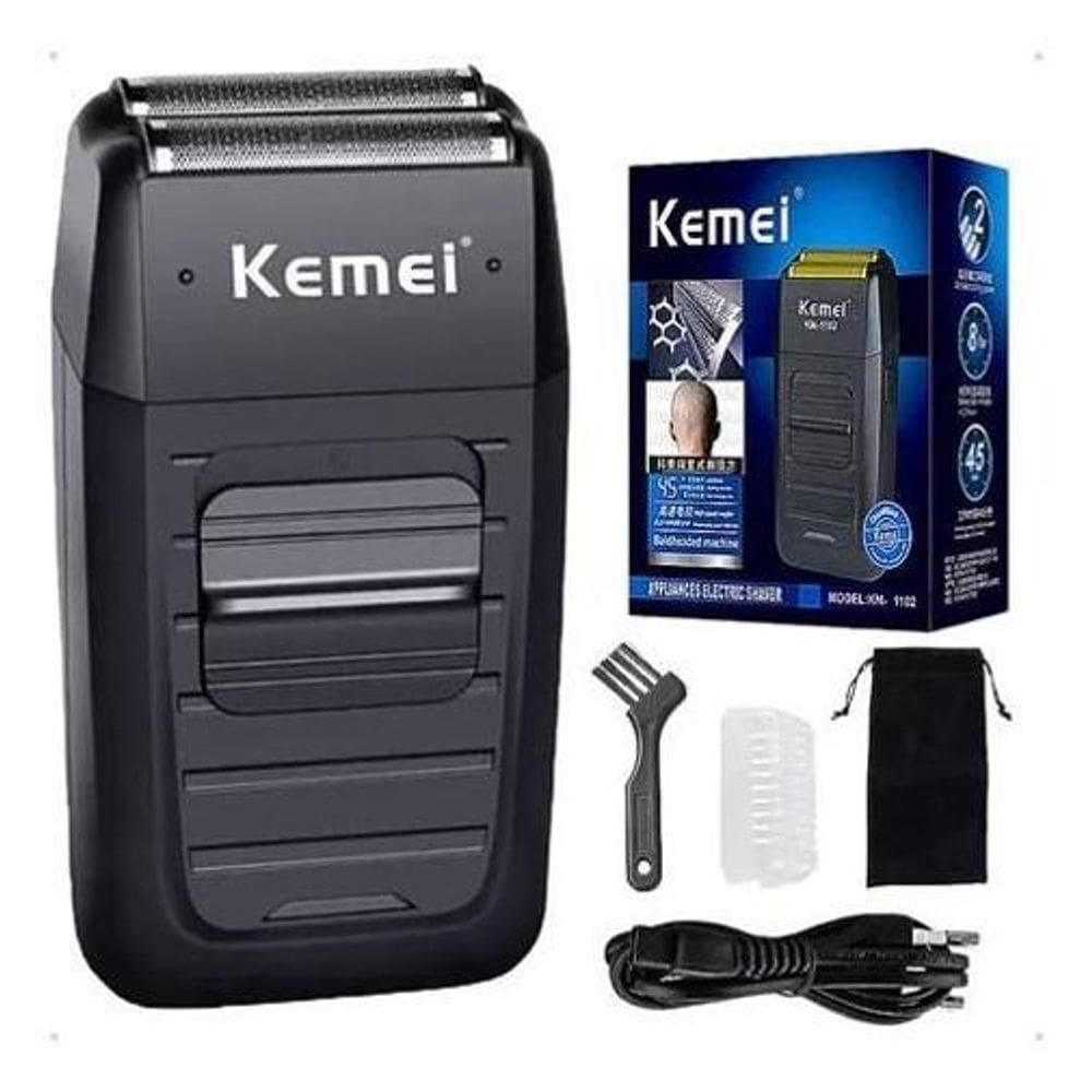 Barbeador Kmei 1102: Para Um Barbear Profissional Em Casa