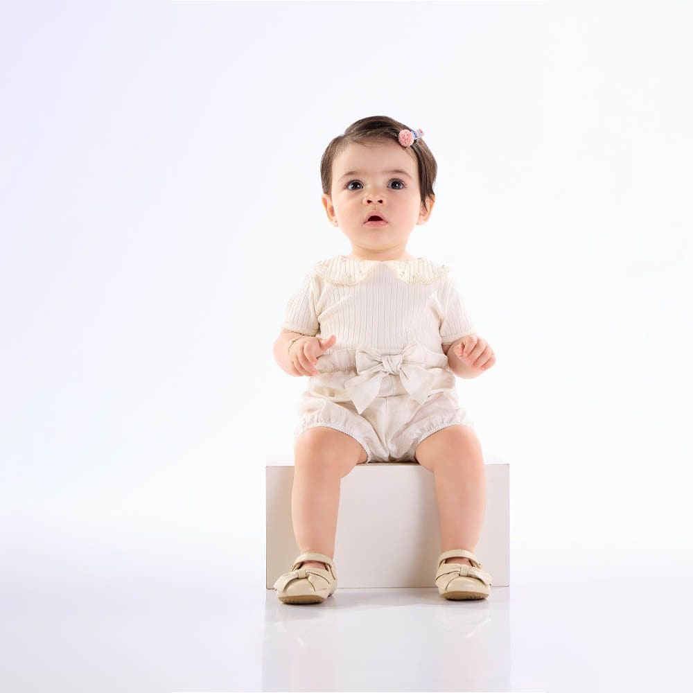 Conjunto Bebê Menina - Off White - 50518-1271
