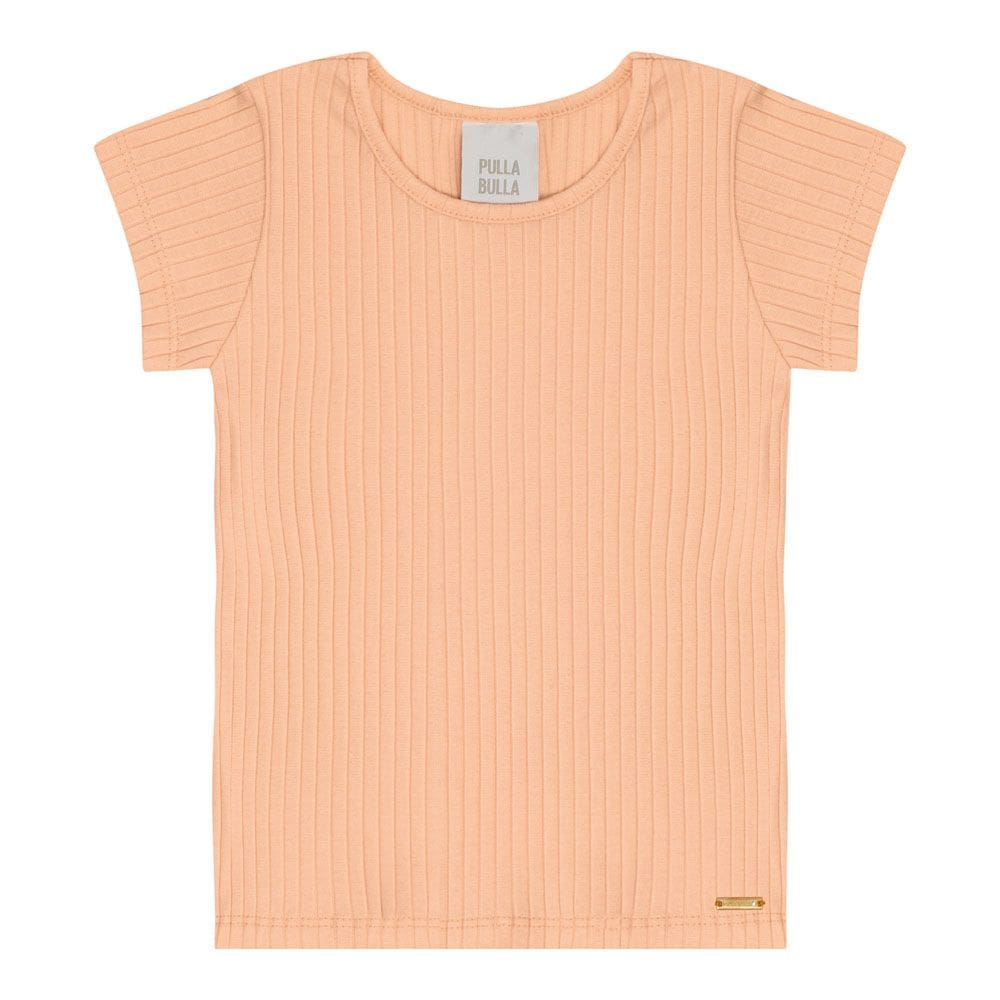 Blusa Primeiros Passos Menina - Pessego - 50603-1292