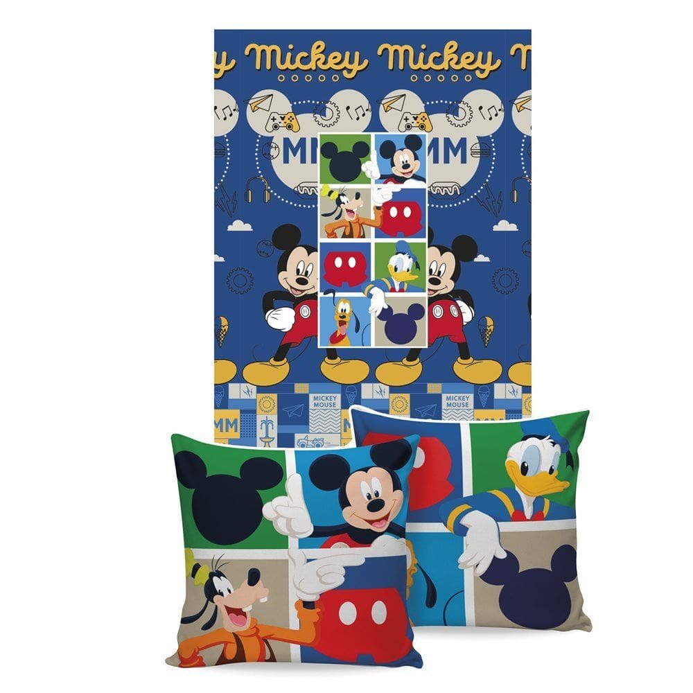 Manta Almofada Mickey Mouse Jolitex Ternille