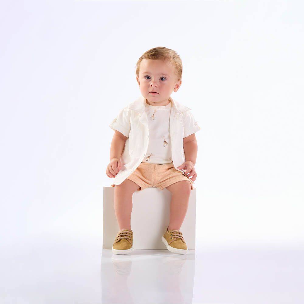 Camiseta Bebê Menino - Off White - 50552-1271