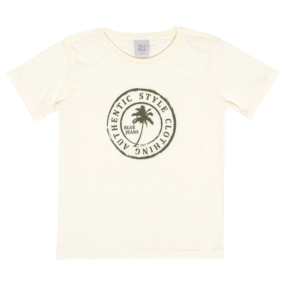 Camiseta Infantil Menino - Off White - 50757-1271