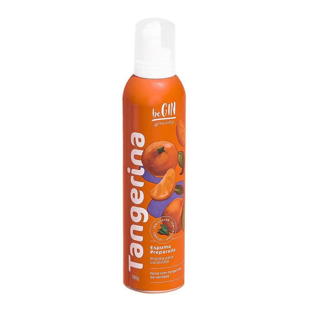 Espuma Para Drinks Sabor Tangerina Begin Spray 200G