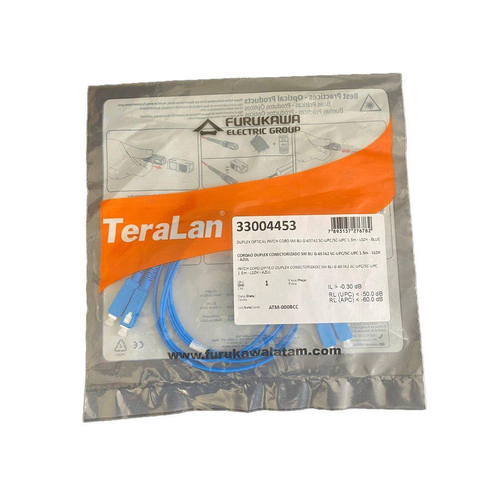 Cordao Duplex Furukawa Sm Bli G657A2 1,5Mts Sc-Upc 33004453