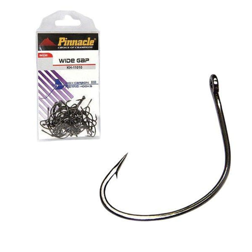 Anzol Pinnacle Wide Gap Nº 8  - 20 Peças