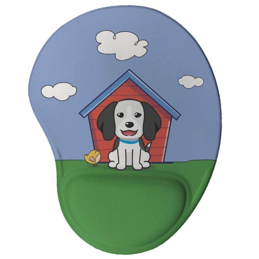 Mouse Pad Ergonômico Beagle Cartoon Presente Criativo