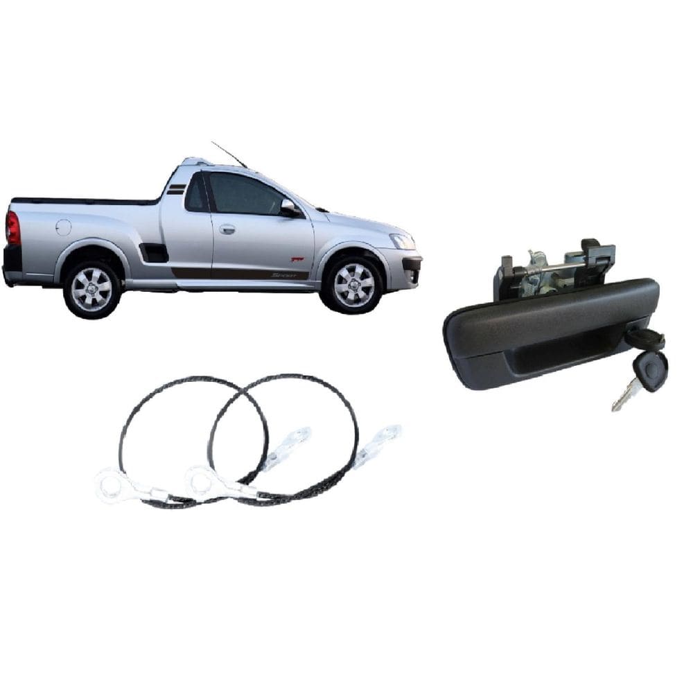 Kit Tampa Traseira Maçaneta Cabo Fechaduras Montana 03 A 10