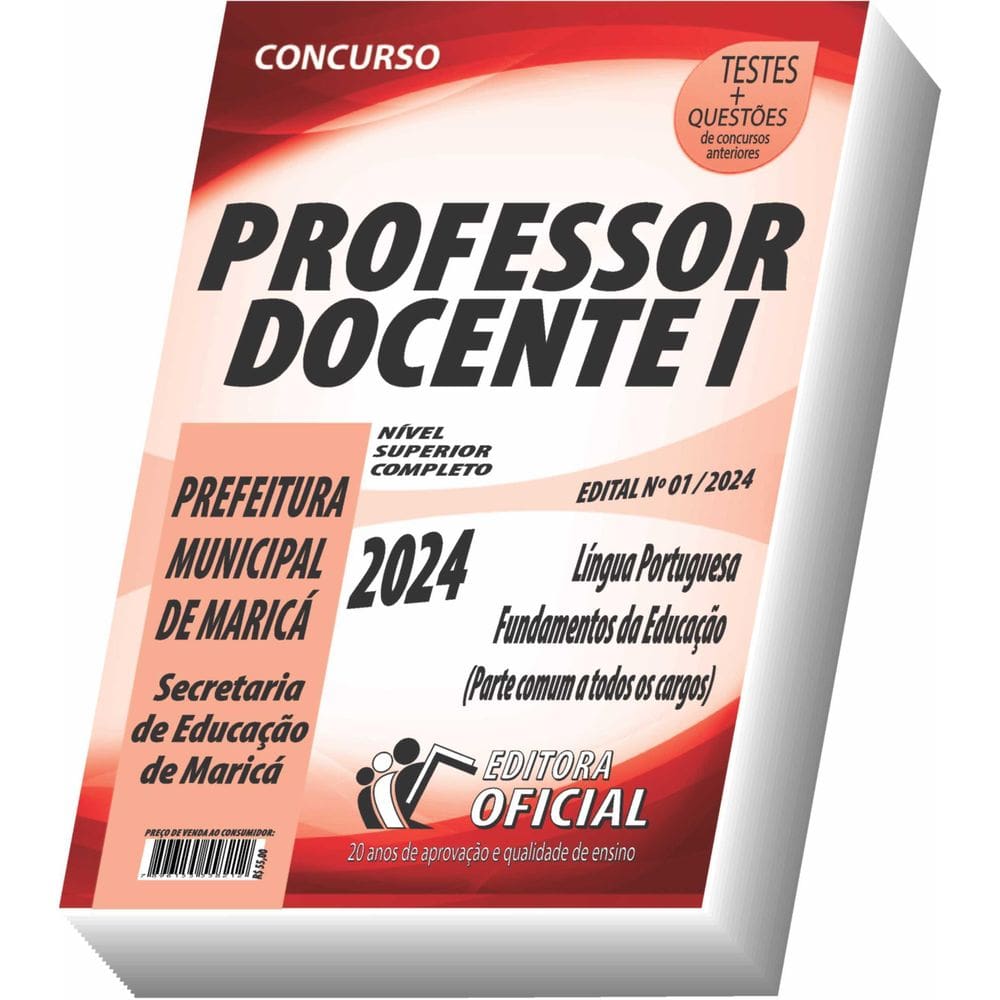 Apostila Maricá - Rj - Professor Docente I - Parte Comum