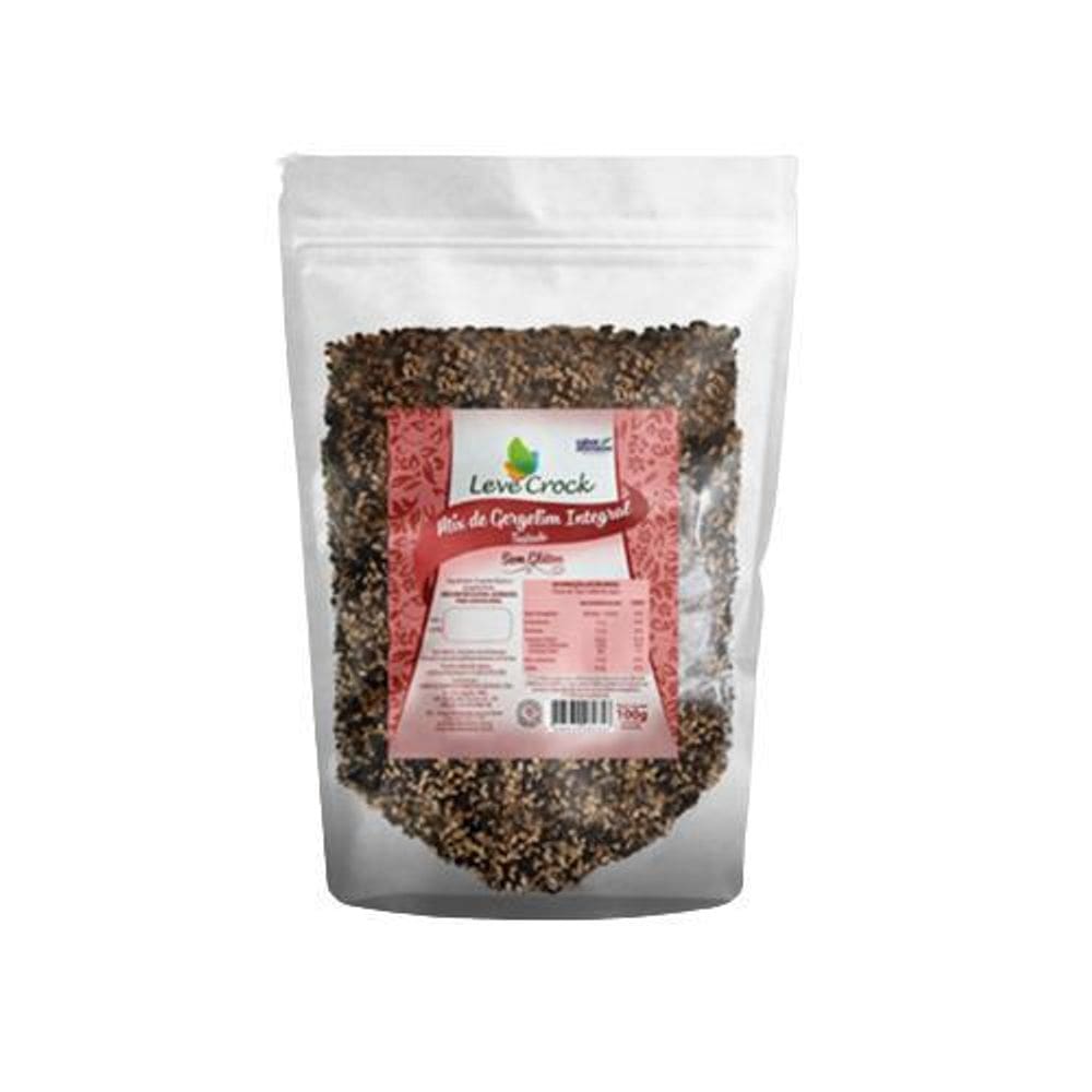 Kit 3X: Mix De Gergelim Integral Sem Glúten Leve Crock 100G