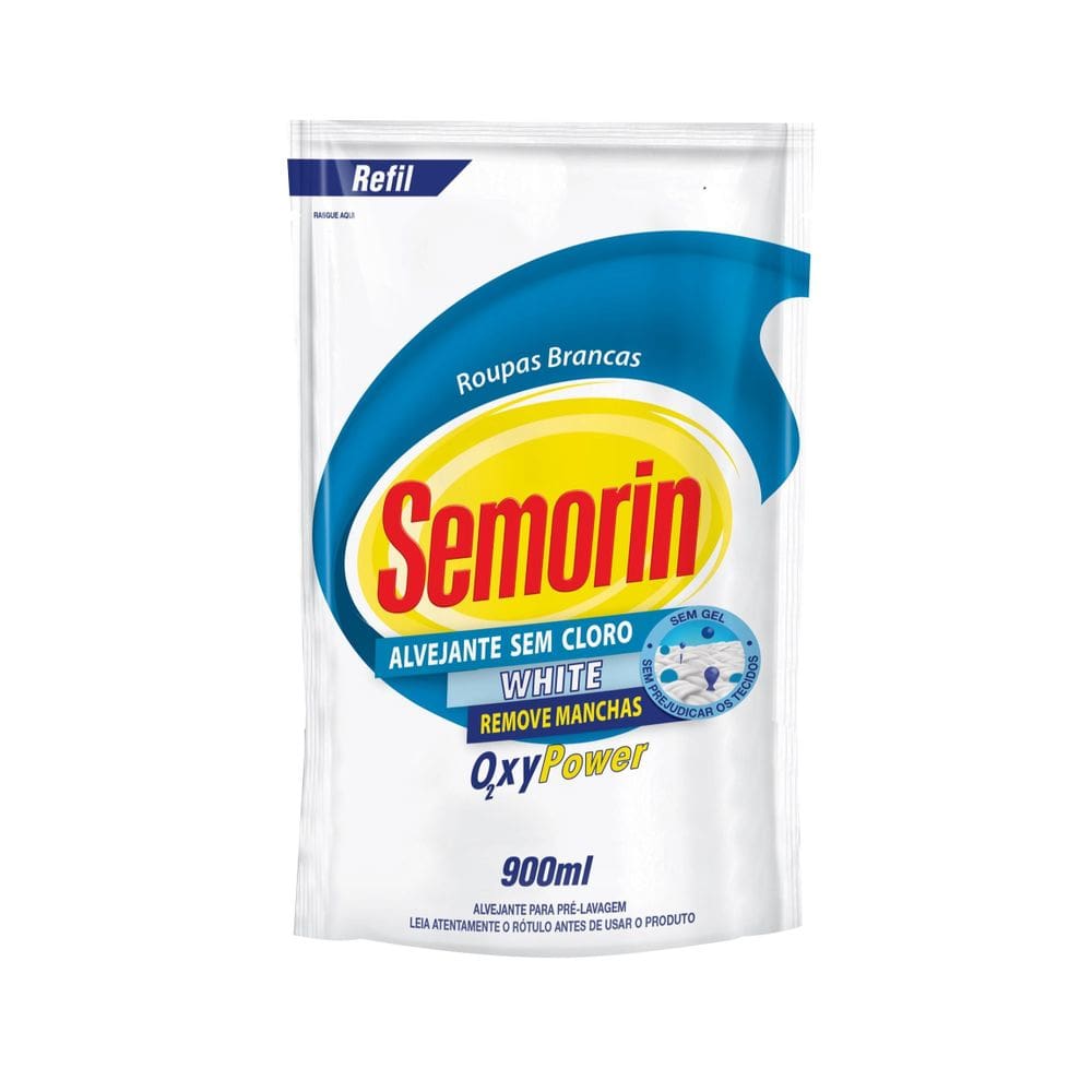 Semorin Alvejante Sem Cloro White 900Ml