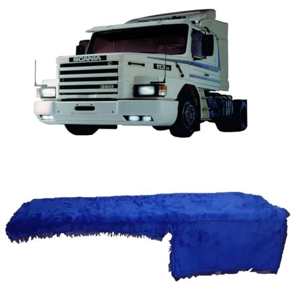 Capa De Painel Chinil Sem Logo Para Scania 113 Azul