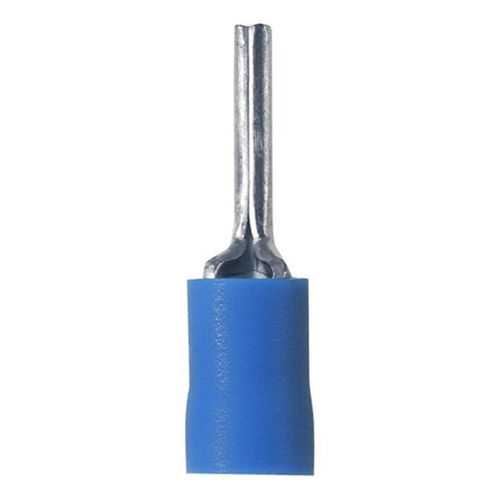 Terminal Pino Agulha Pre Isolado 1,5Mm A 2,5Mm Azul 200Un