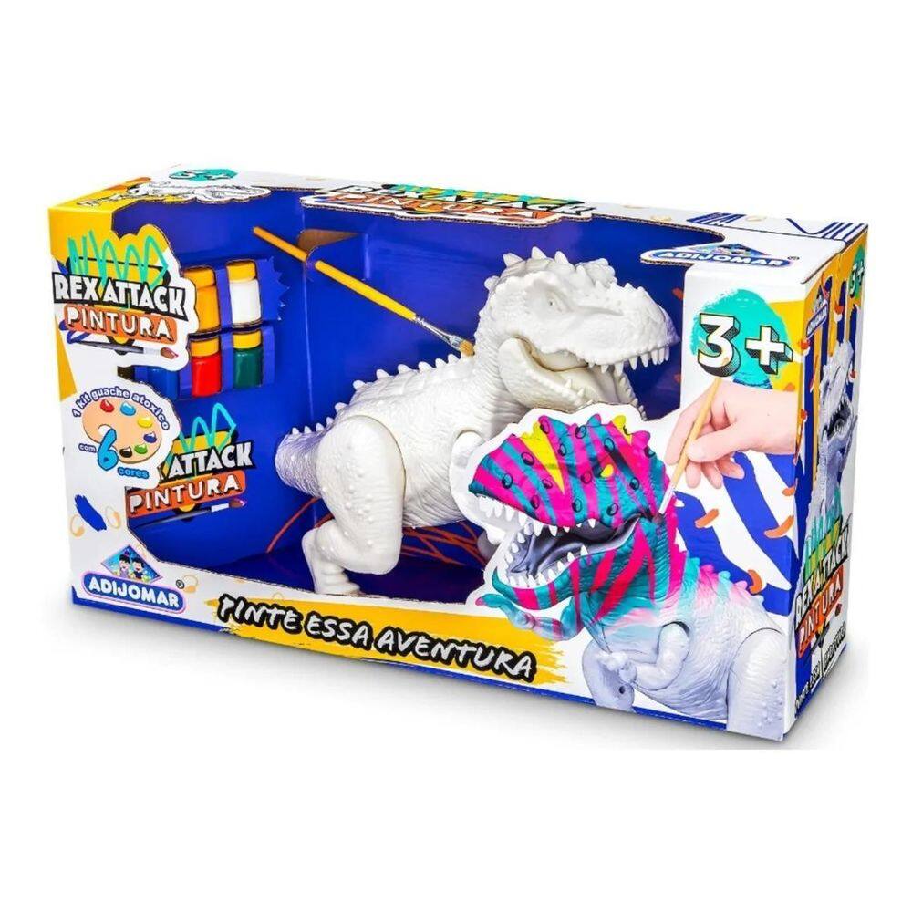 Dinossauro Para Pintar Tiranossauro Rex Com Boca Articulada