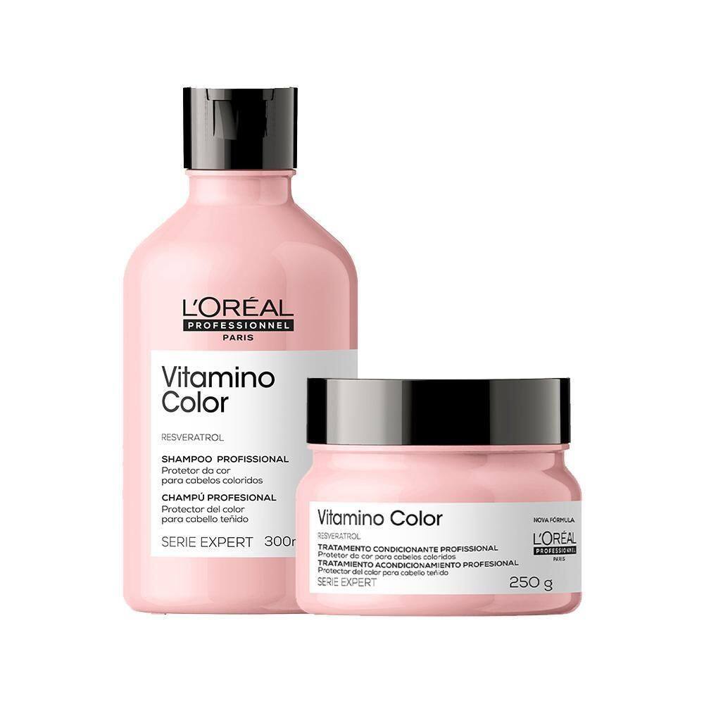 Kit L`Oréal Pro Serie Exp Vitamino Color - Sh E Másc 200Ml